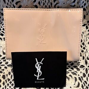 Yves Saint Laurent Blush Pink Cosmetic Bag